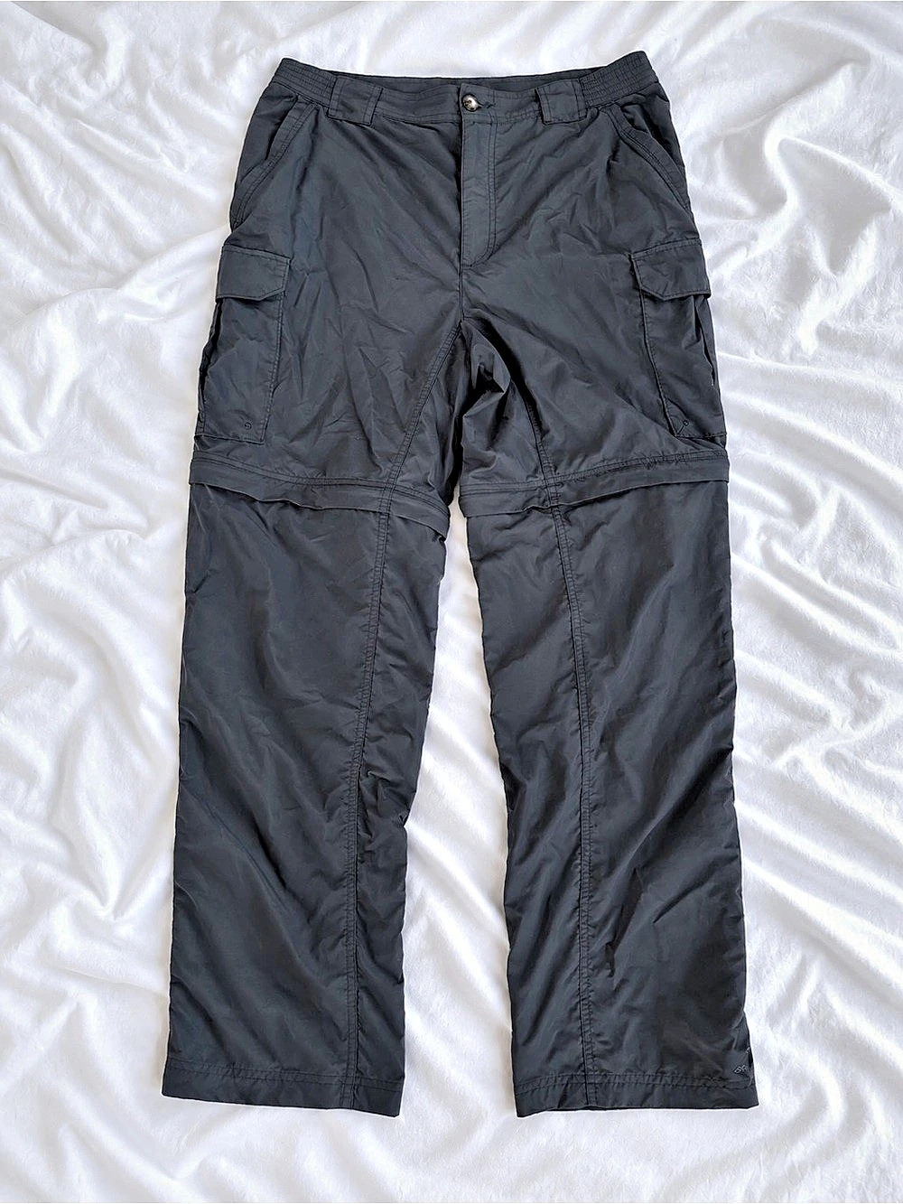 Columbia Silver Ridge Convertible Pant Cargo Convertible Pants Black Size Medium